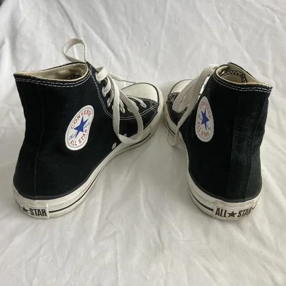 Converse All Stars Classic  Black Chuck Taylor High Tops Men's Size 9 - Picture 10 of 10